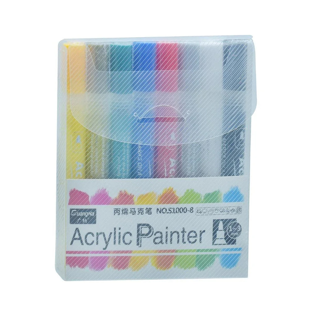 Akrilinių dažų markeriai Acrylic Painter 8 vnt.