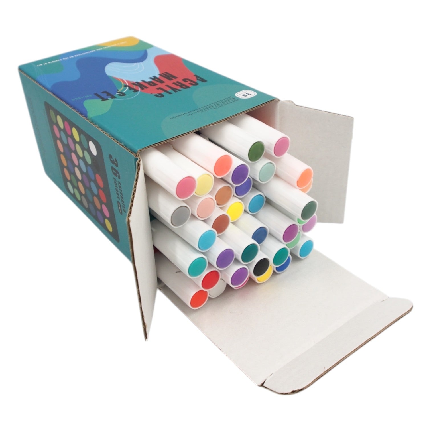 Akrilinių flomasterių rinkinys „Art Walker“, 36 spalvos