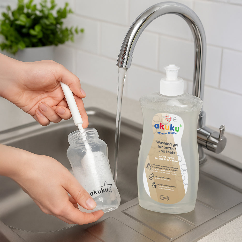 Akuku čiulptukų ir buteliukų plovimo skystis 500ml A0712