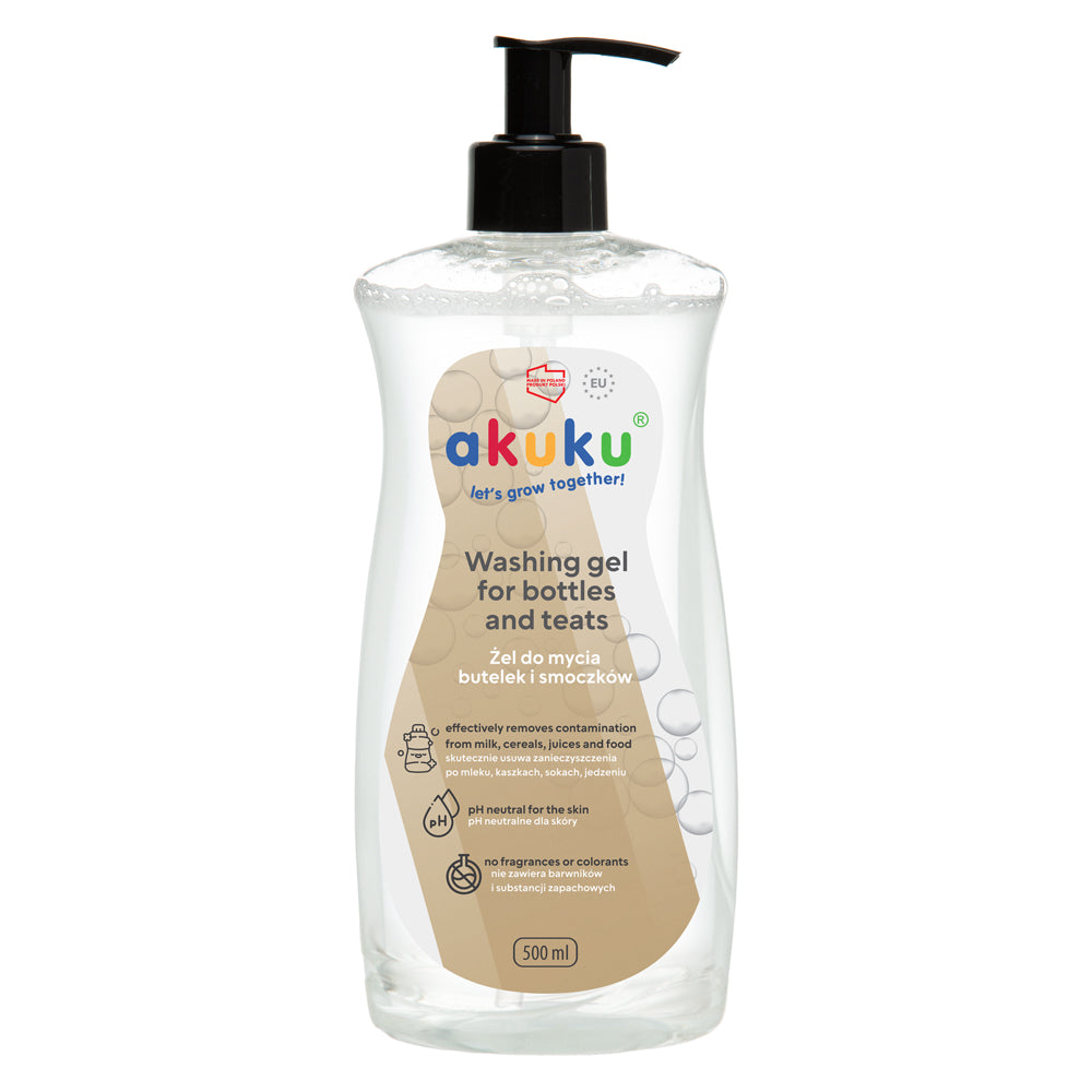 Akuku čiulptukų ir buteliukų plovimo skystis 500ml A0712