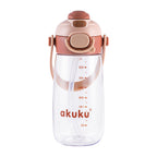 Akuku gertuvė su šiaudeliu 480ml pilkas mocha A0726