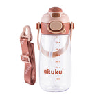 Akuku gertuvė su šiaudeliu 480ml pilkas mocha A0726