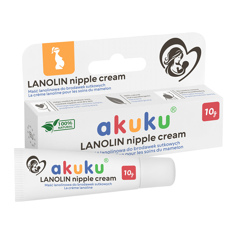 Akuku kremas speneliams su lanolinu 10 ml A0713