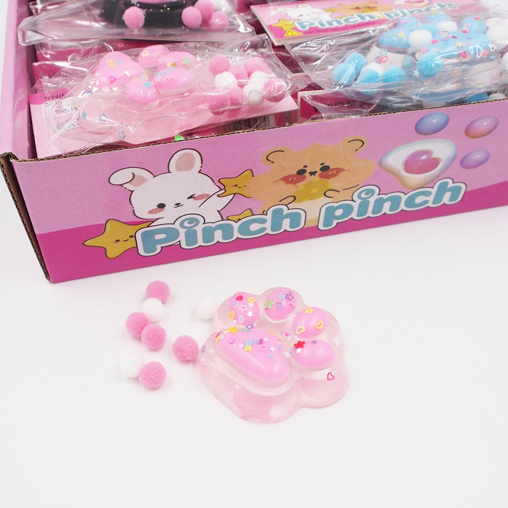 Antistresinis žaislas minkoma pėdutė