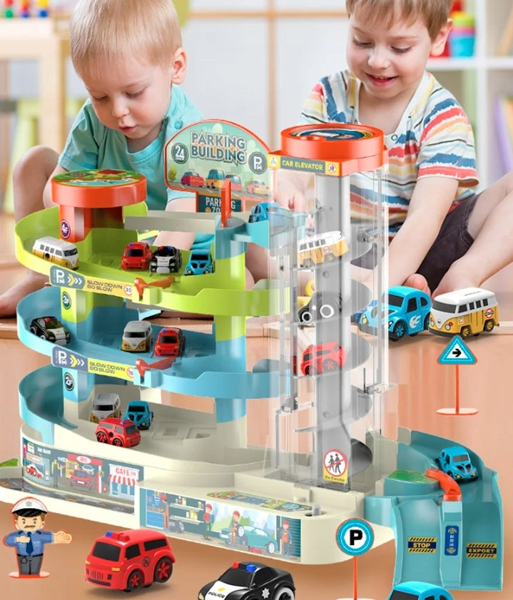 Automobilių stovėjimo aikštelė su liftu