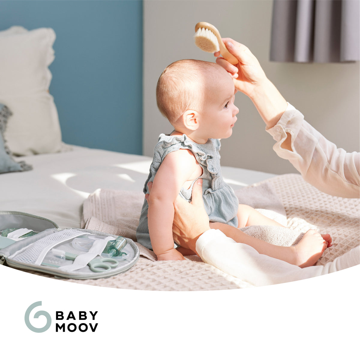 Babymoov kūdikio priežiūros rinkinys 10 aksesuarų Matcha A032007