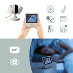Babymoov mobili video auklė kūdikiui 2,8’’ YOO Start A014437