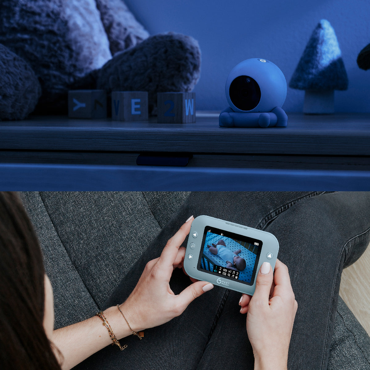 Babymoov mobili video auklė kūdikiui 3,5’’ YOO Roll A014431