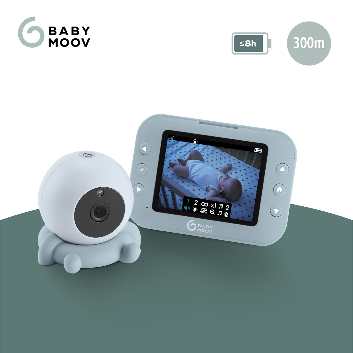Babymoov mobili video auklė kūdikiui 3,5’’ YOO Roll A014431