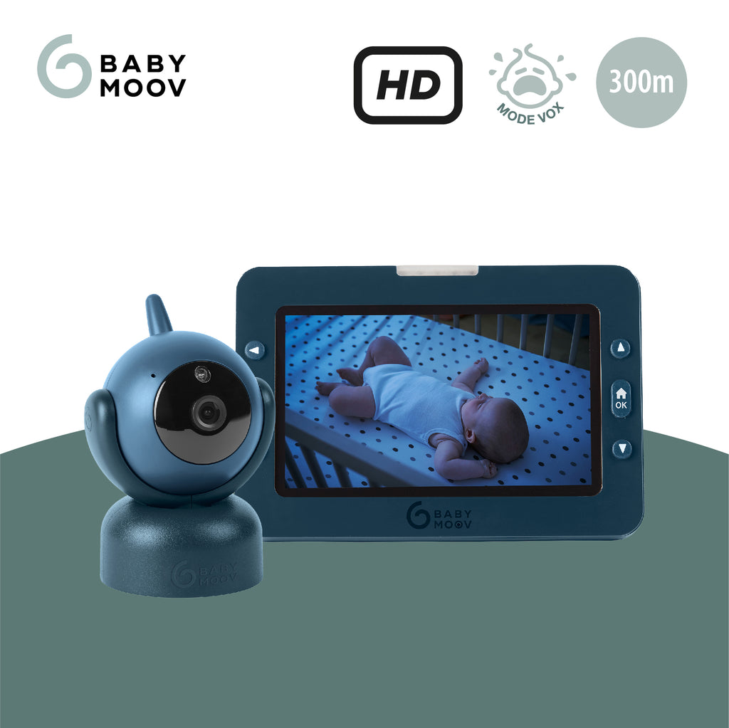 Babymoov mobili video auklė kūdikiui sukasi pasikreipia 5’’ YOO MASTER + HD A014435