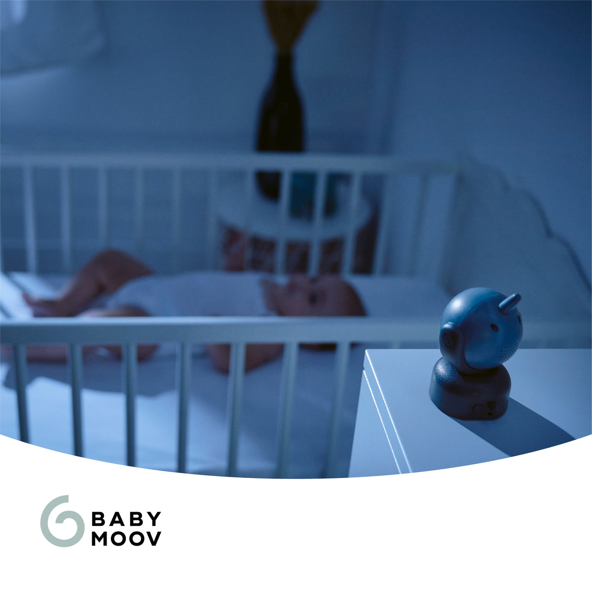 Babymoov mobili video auklė kūdikiui sukasi pasikreipia 5’’ YOO MASTER + HD A014435