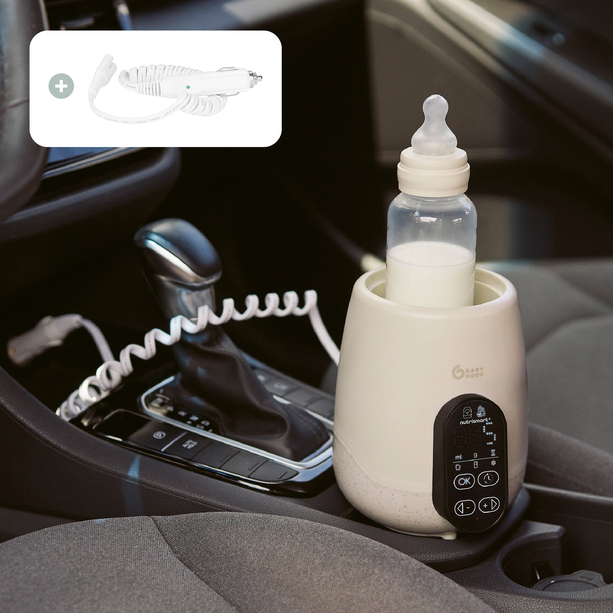 Babymoov šildytuvas sterilizatorius kūdikių buteliukams automobiliui NutriSmart+ A002034