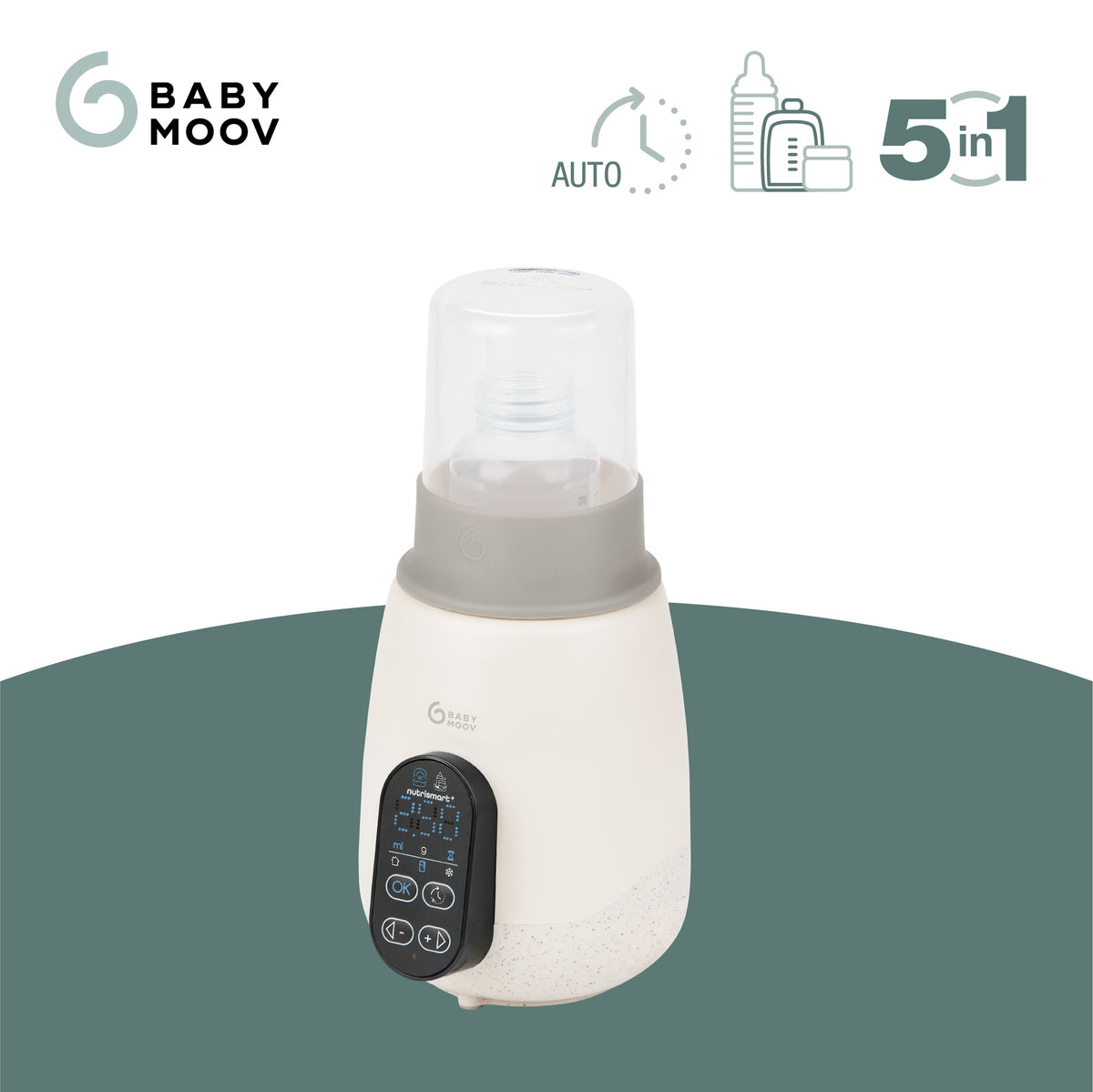 Babymoov šildytuvas sterilizatorius kūdikių buteliukams automobiliui NutriSmart+ A002034