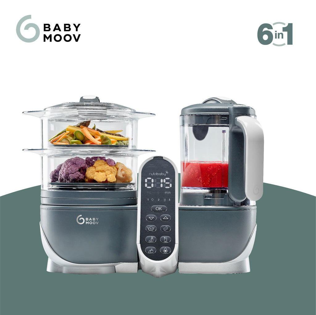 Babymoov trintuvas garintuvas Nutribaby + 6/1 pilkas A001124
