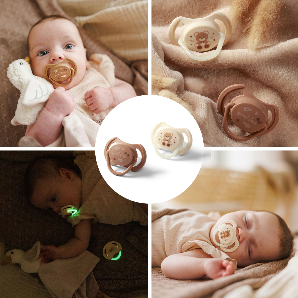 Babyono čiulptukas silikoninis simetrinis 0-6m 1669/01