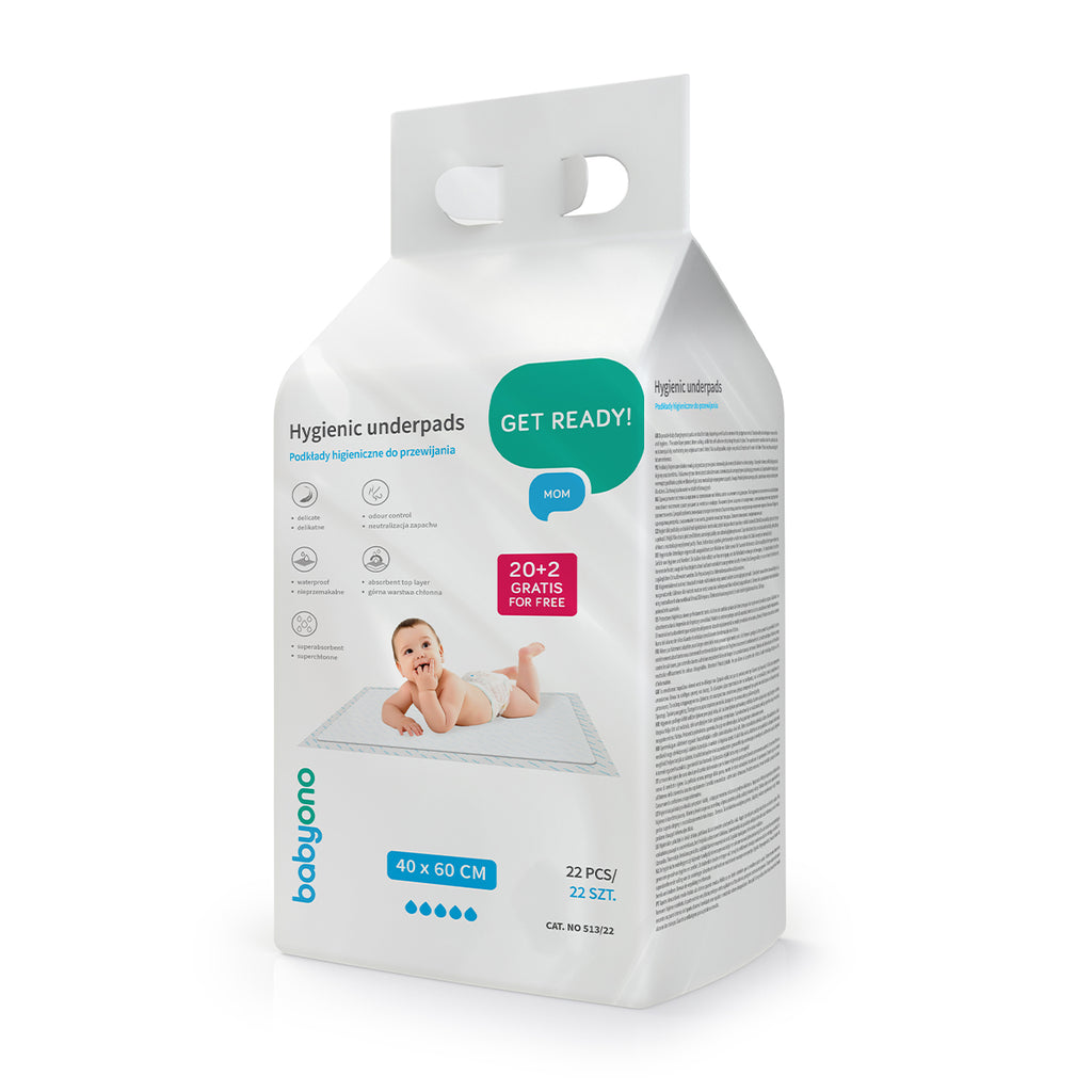 Babyono kūdikio pervystymo paklotai 22 vnt 40x60 513/22