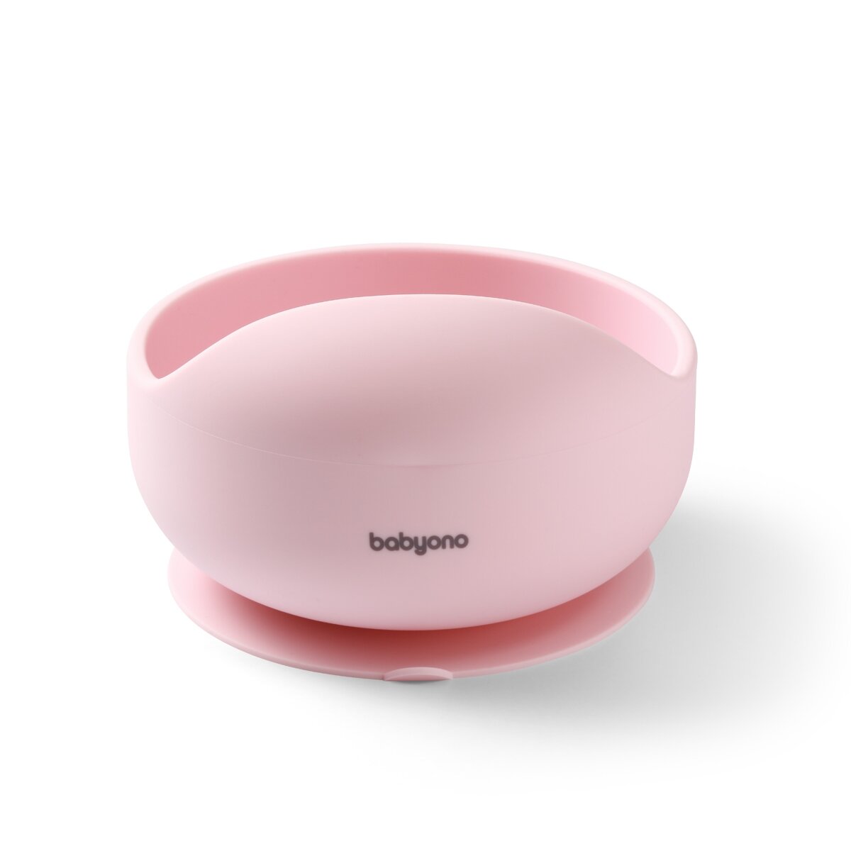 Babyono lėkštutė silikoninė neslystanti rožine 1481/02