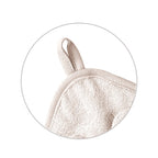 Babyono rankšluostis su gobtuvu bambukinis 100x100 rudas 1553/05
