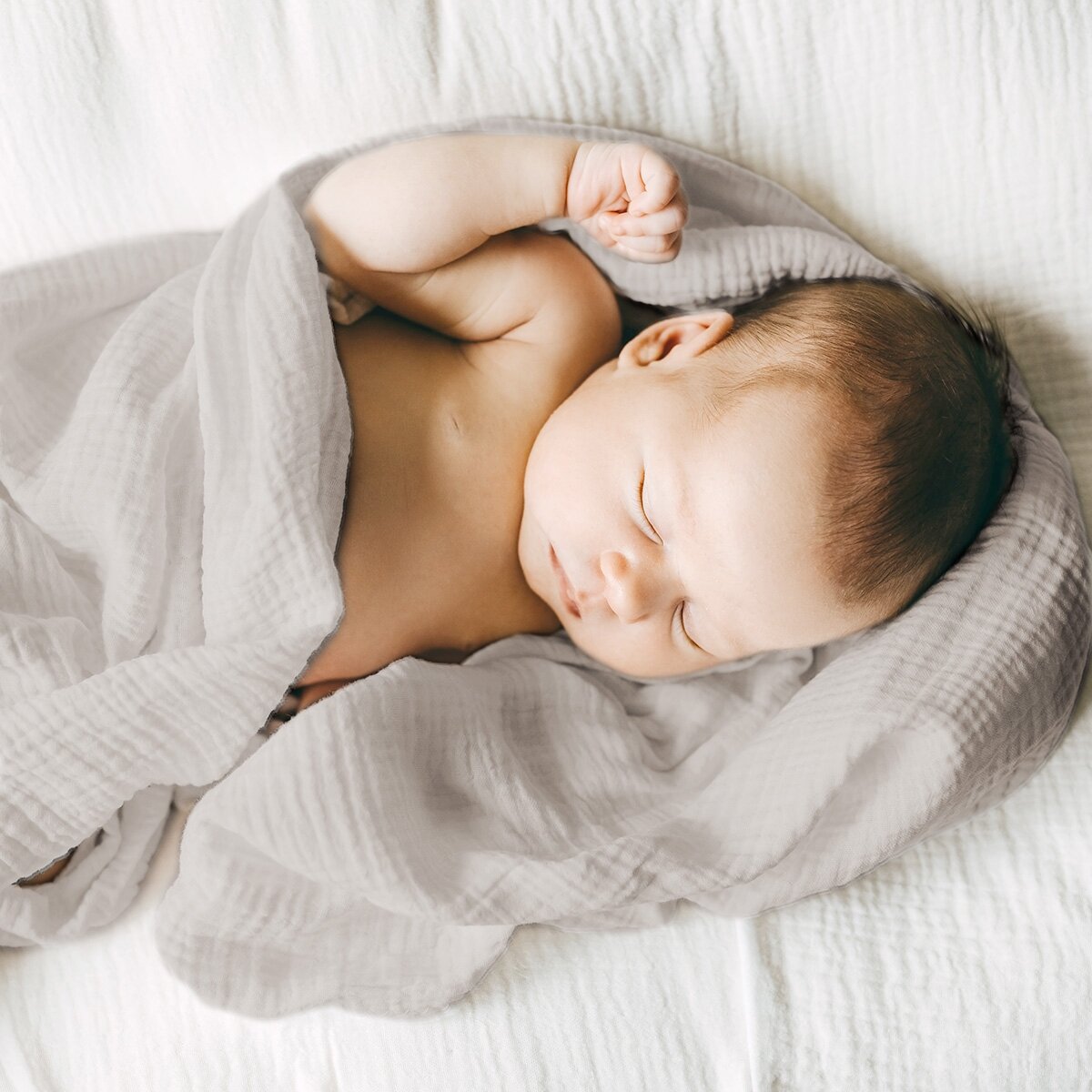 Babyono vystyklai bambukiniai 3 vnt, pilki 397/09