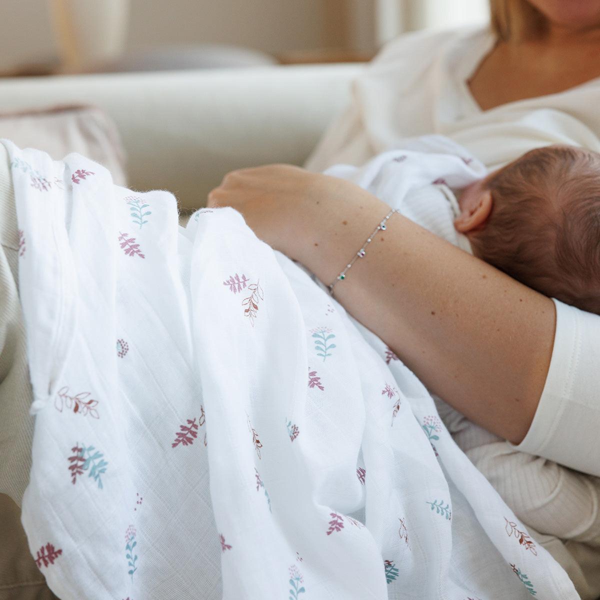 Babyono vystyklai medvilniniai 3 vnt rožiniai 348/17