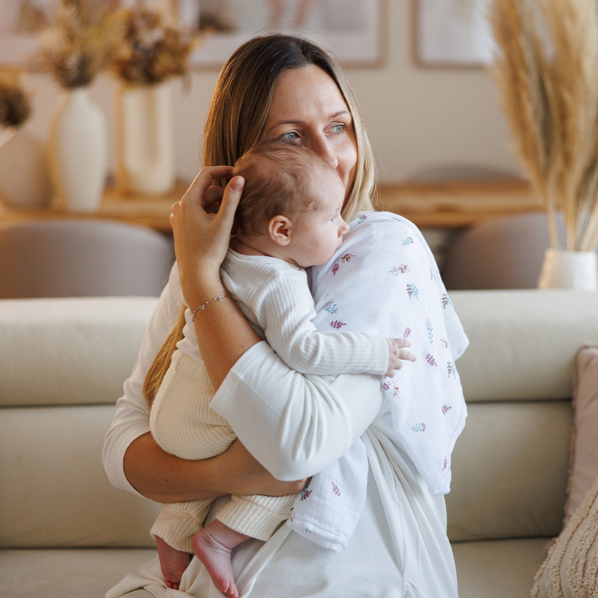 Babyono vystyklai medvilniniai 3 vnt rožiniai 348/17