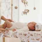 Babyono vystyklai medvilniniai 3 vnt raudoni 348/18