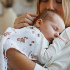 Babyono vystyklai medvilniniai 3 vnt raudoni 348/18