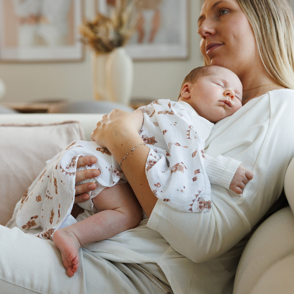 Babyono vystyklai medvilniniai 3 vnt raudoni 348/18