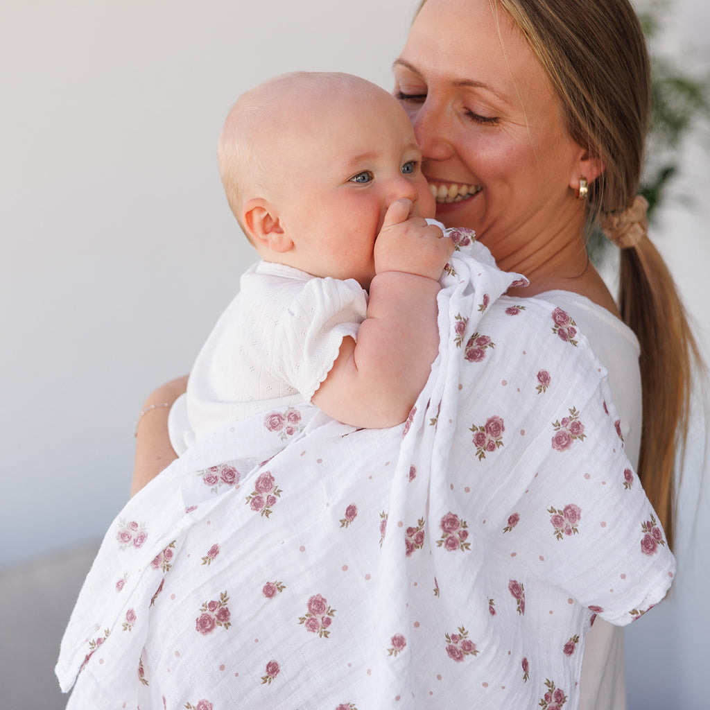 Babyono vystyklai medvilniniai 3 vnt rožiniai 348/13