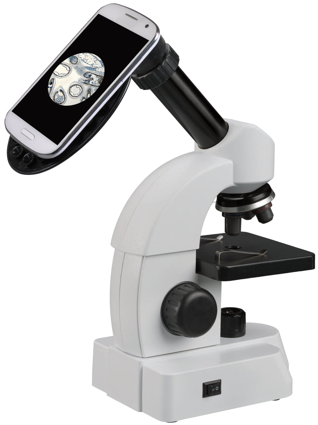 Mikroskopas Junior 40x-640 su priedais