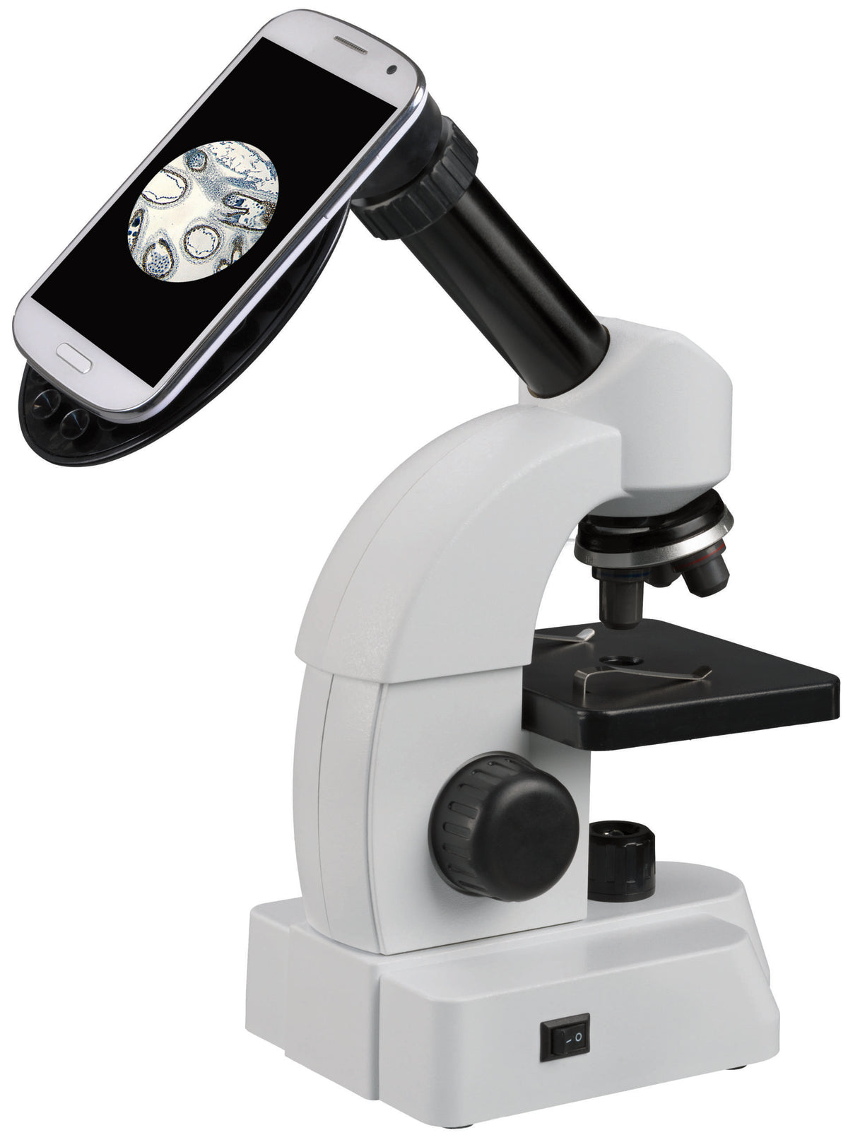 Mikroskopas Junior 40x-640 su priedais
