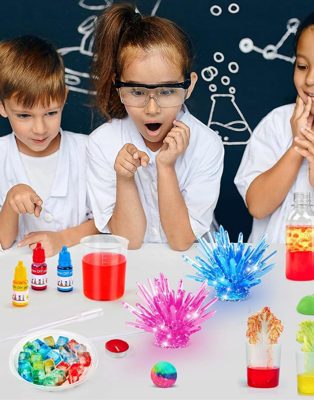 Jaunojo chemiko laboratorija su ugnikalniu, 80 eksperimentų