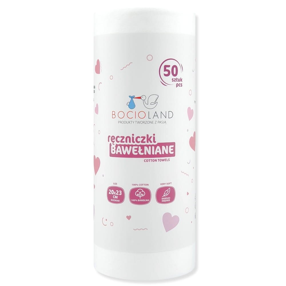 Bocioland rankšluostis medvilninis ritinėlis 20x23 BL154
