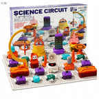 click4TOYS SCIENCE CIRCUIT BLOCK elektronikos konstruktorius, 450+ eksperimentų