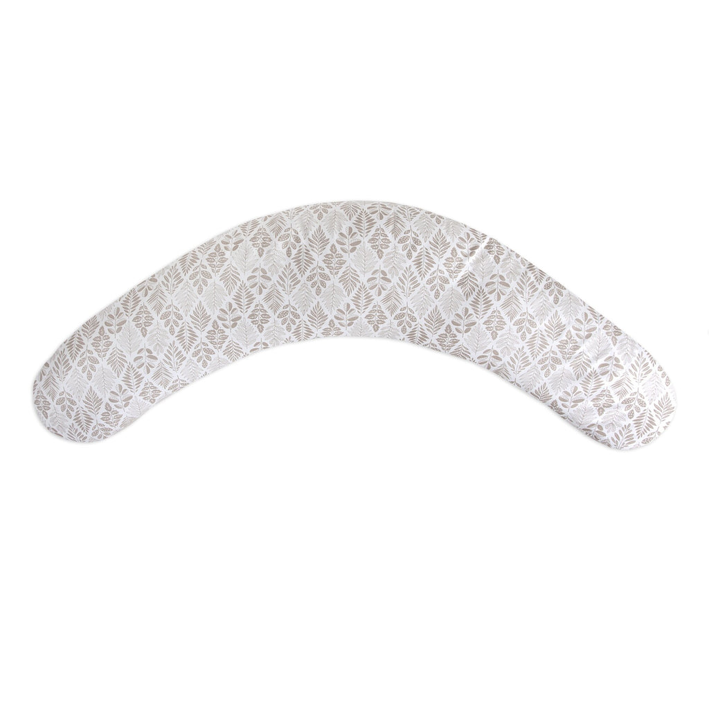 CebaBaby maitinimo pagalvė dżersej multi lapeliai rudi W-880-000-746
