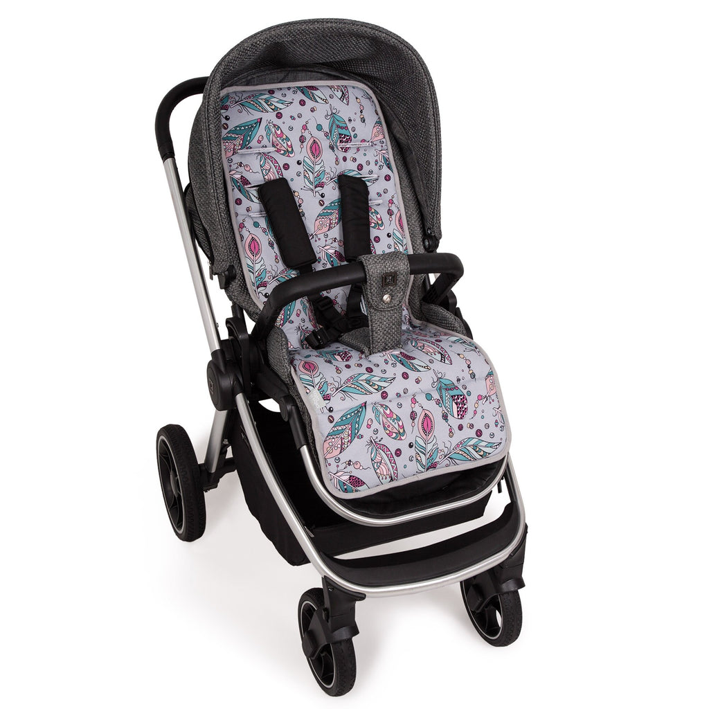 CebaBaby įdėklas vežimėliui dvipusis 33x85 Plumas