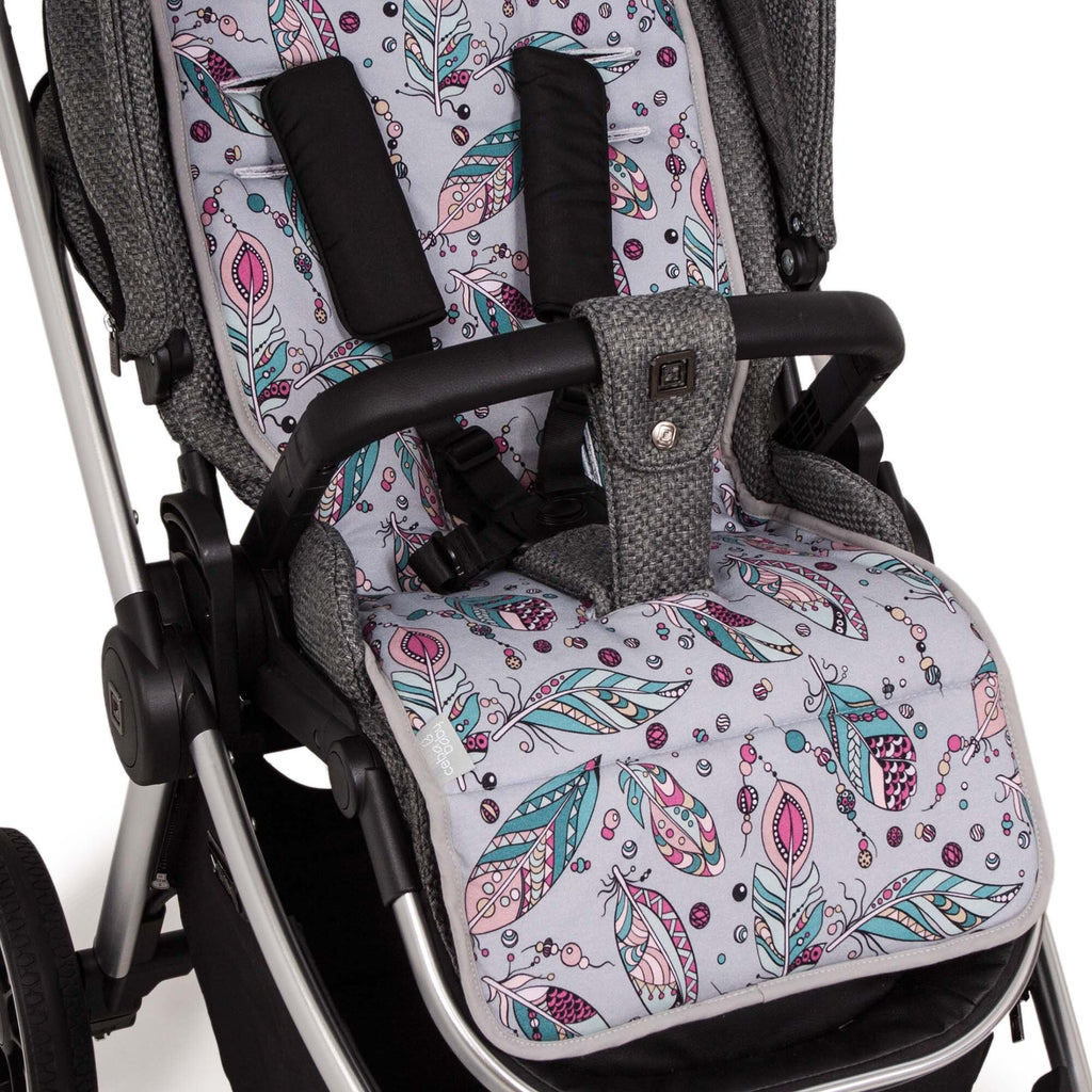 CebaBaby įdėklas vežimėliui dvipusis 33x85 Plumas