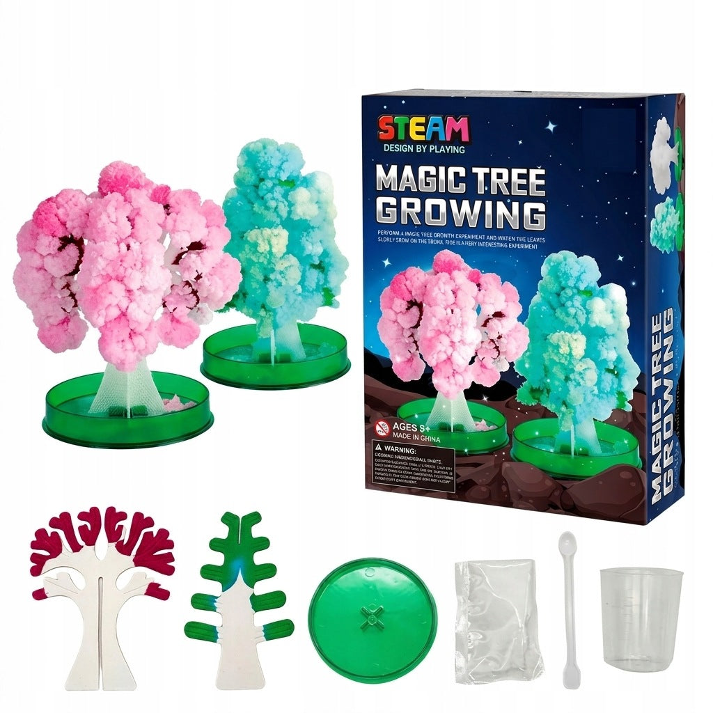 MAGIC TREE GROWING augantys kristalų medeliai