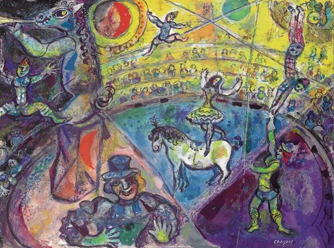 Dėlionė "Cirko arklys" Marc Chagall 1000d.