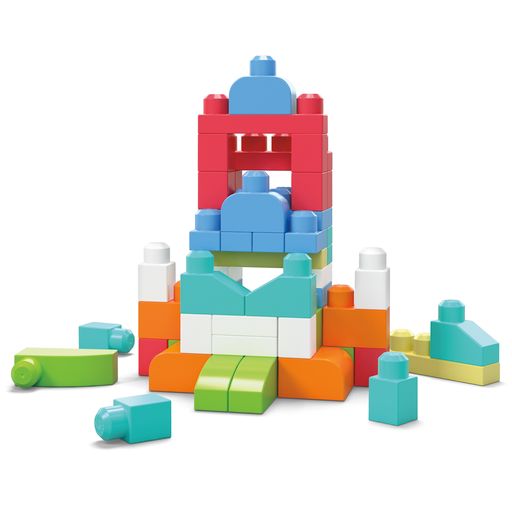 MEGA BLOKS kaladėlių rinkinys (krepšyje 60 det.) (CYP67)