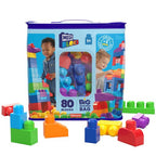 MEGA BLOKS kaladėlių rinkinys (krepšyje 80 det.) (DCH63)