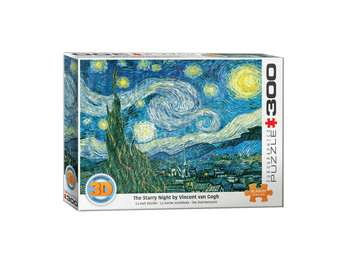 3D dėlionė Žvaigždėta naktis Van Gogas 300