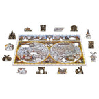 Medinė dėlionė Žemėlapis Nova Terrarum Antique 200