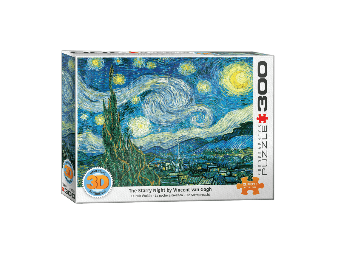 3D dėlionė Žvaigždėta naktis Van Gogas 300