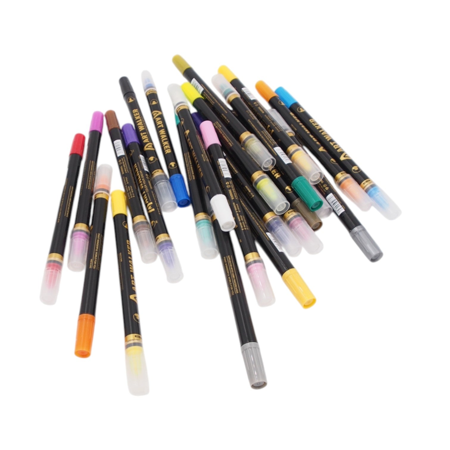 Dvipusiai akriliniai flomasteriai „Art Walker“ – 24 spalvos