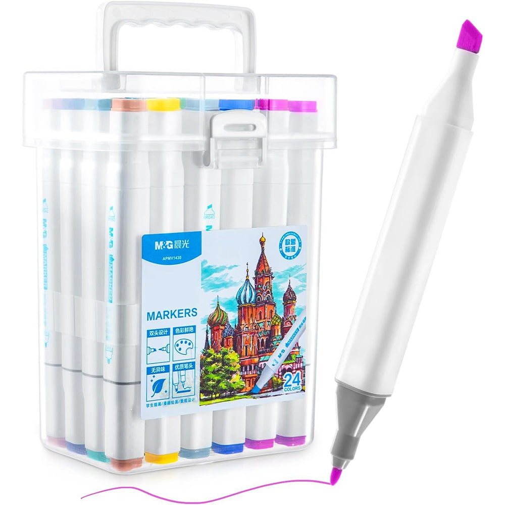 Dvipusiai Markeriai 24 vnt