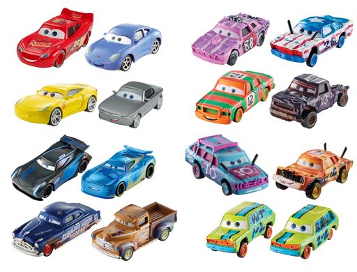 CARS dviejų automodeliukų rinkinys (DXV99)