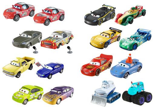 CARS dviejų automodeliukų rinkinys (DXV99)