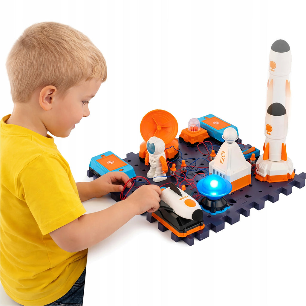 ELECTRONIC BUILDING BLOCKS SPACE elektronikos konstruktorius XXL