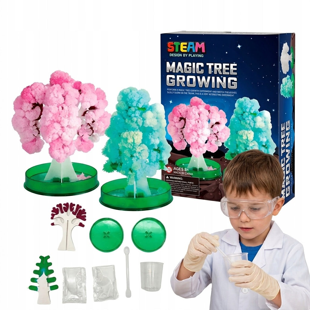 MAGIC TREE GROWING augantys kristalų medeliai